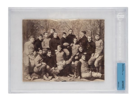 1889 Princeton Football Team Type 1 Original Photo (BGS)